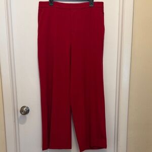 Banana Republic Wide-Leg Hayden Pull On Pants in Bold Red